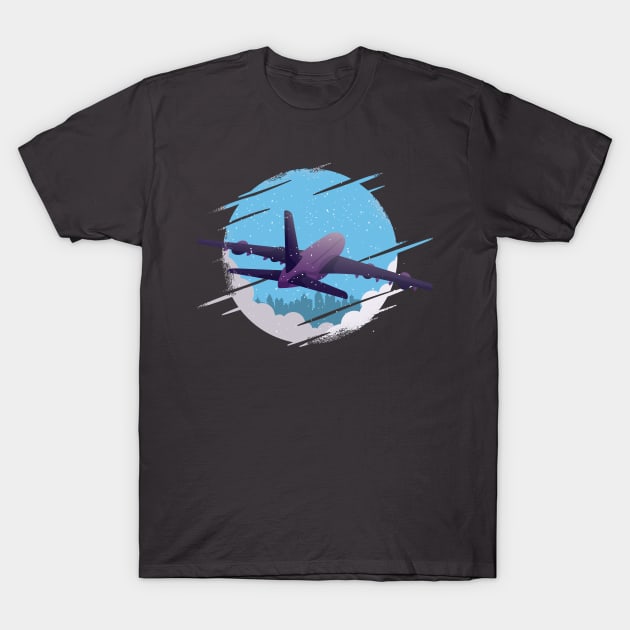 Airplane Design T-Shirt by LR_Collections